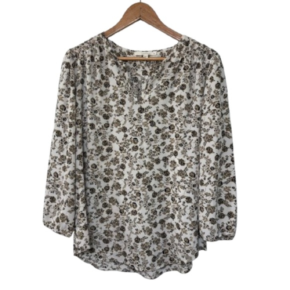 Fun2Fun Floral Print Blouse Size M